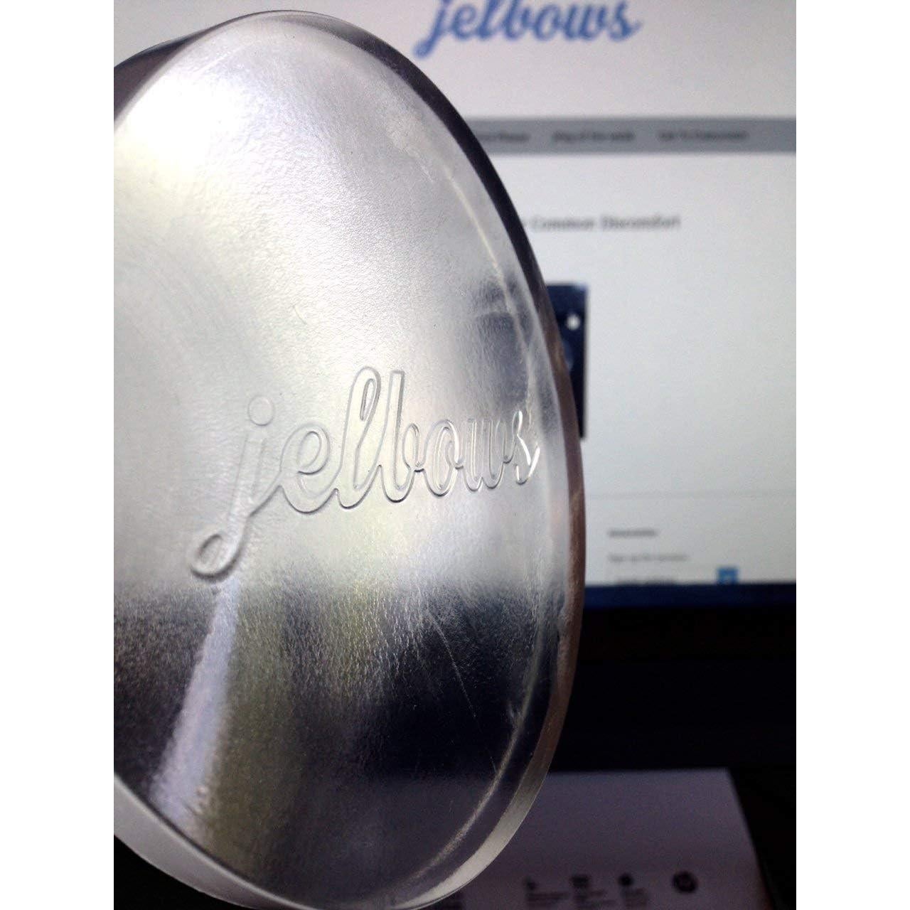 Reposamuñecas Ergonómico de Gel Jelbows Pequeño Transparente - 2 Piezas