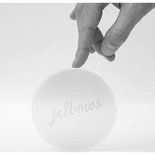 Reposamuñecas Ergonómico de Gel Jelbows Pequeño Transparente - 2 Piezas