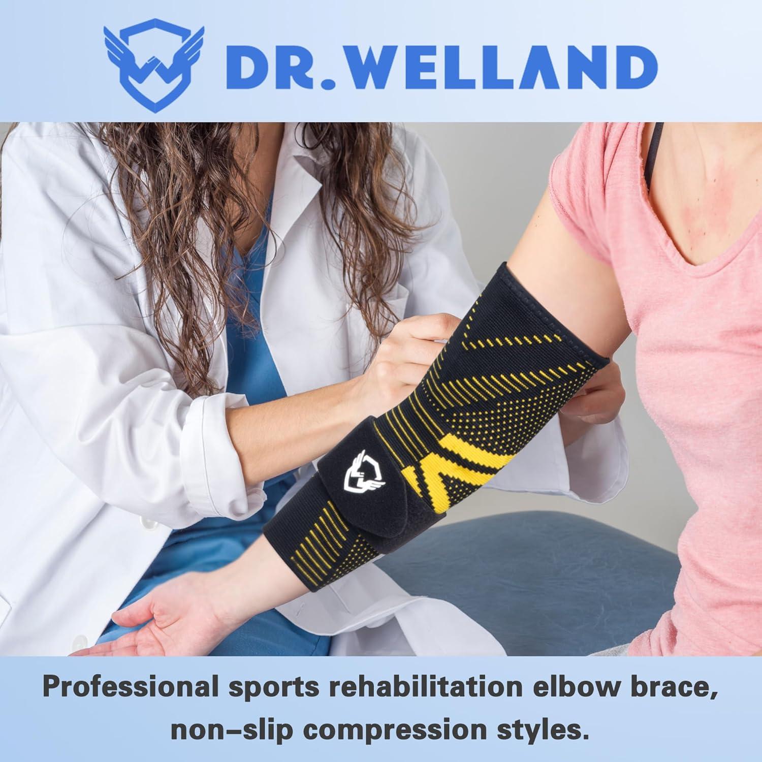 Faja de Gel de Cobre Dr.Welland para Codo - Alivio Dolor X-Large
