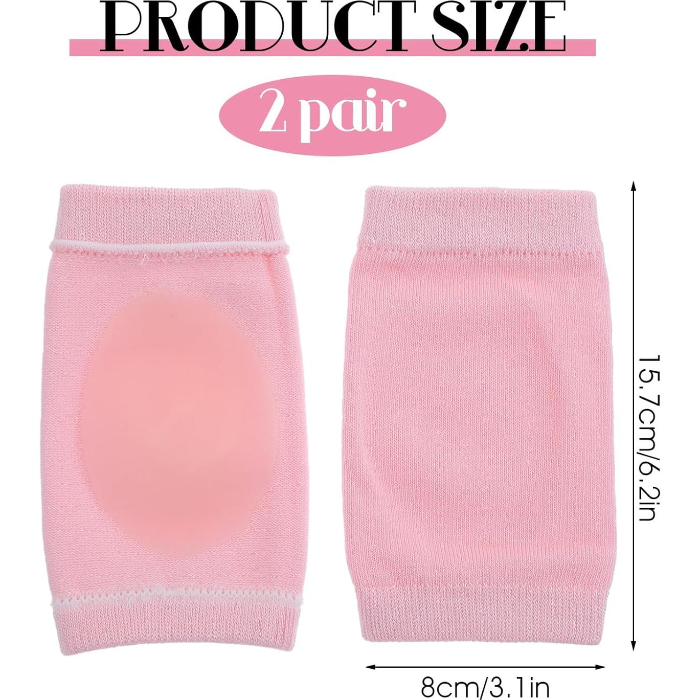 2 Pares Almohadillas de Codo de Gel Spandex Hidratantes