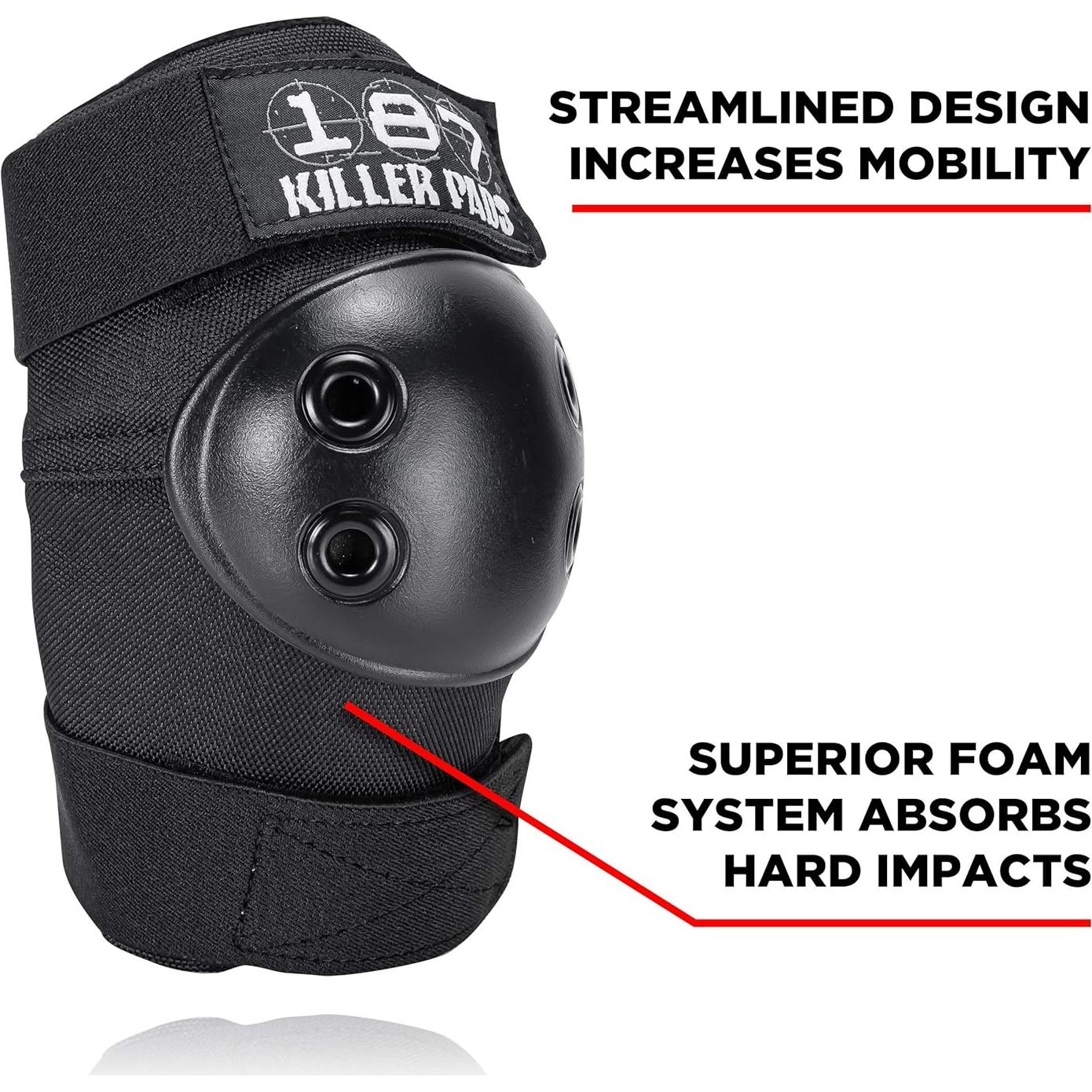 Almohadilla de Codo Mediana 187 Killer Pads Negra