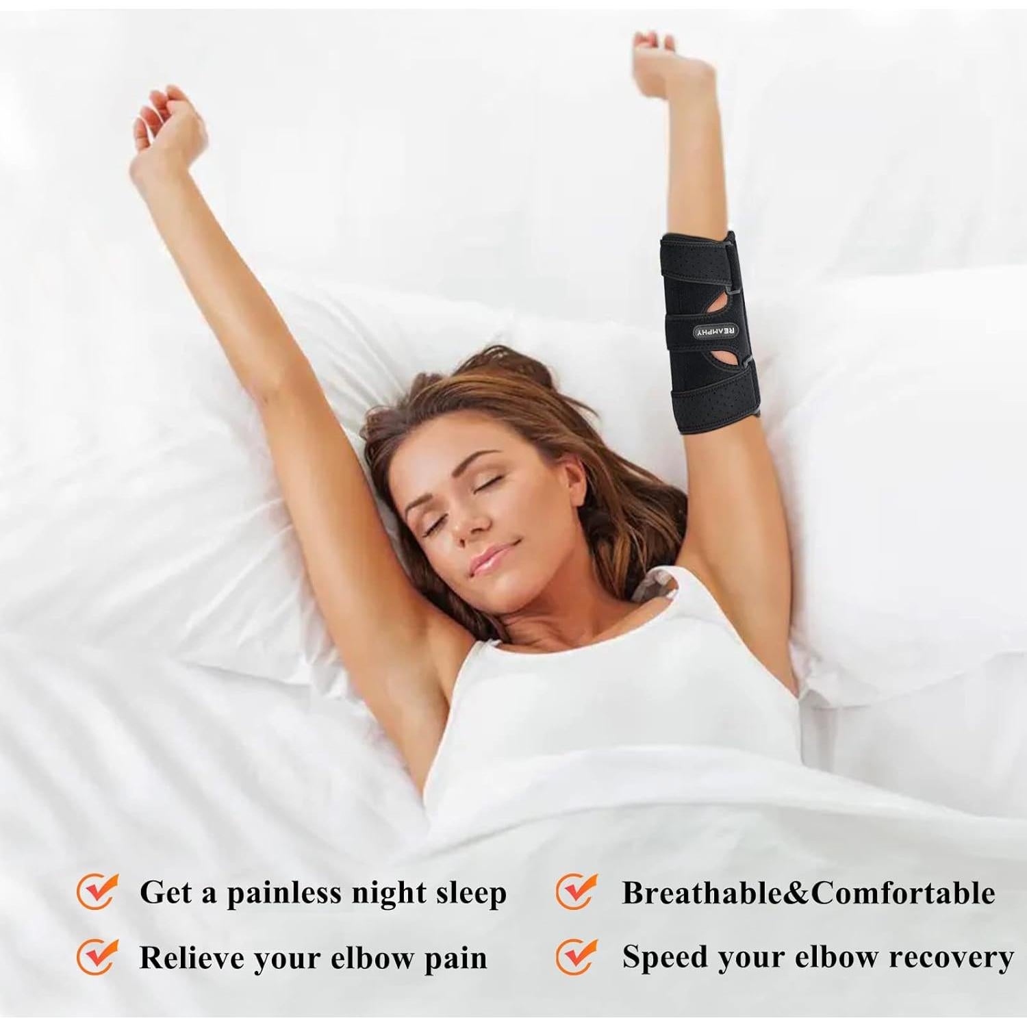 Férula de Codo Reamphy Ajustable para Sueño Nocturno