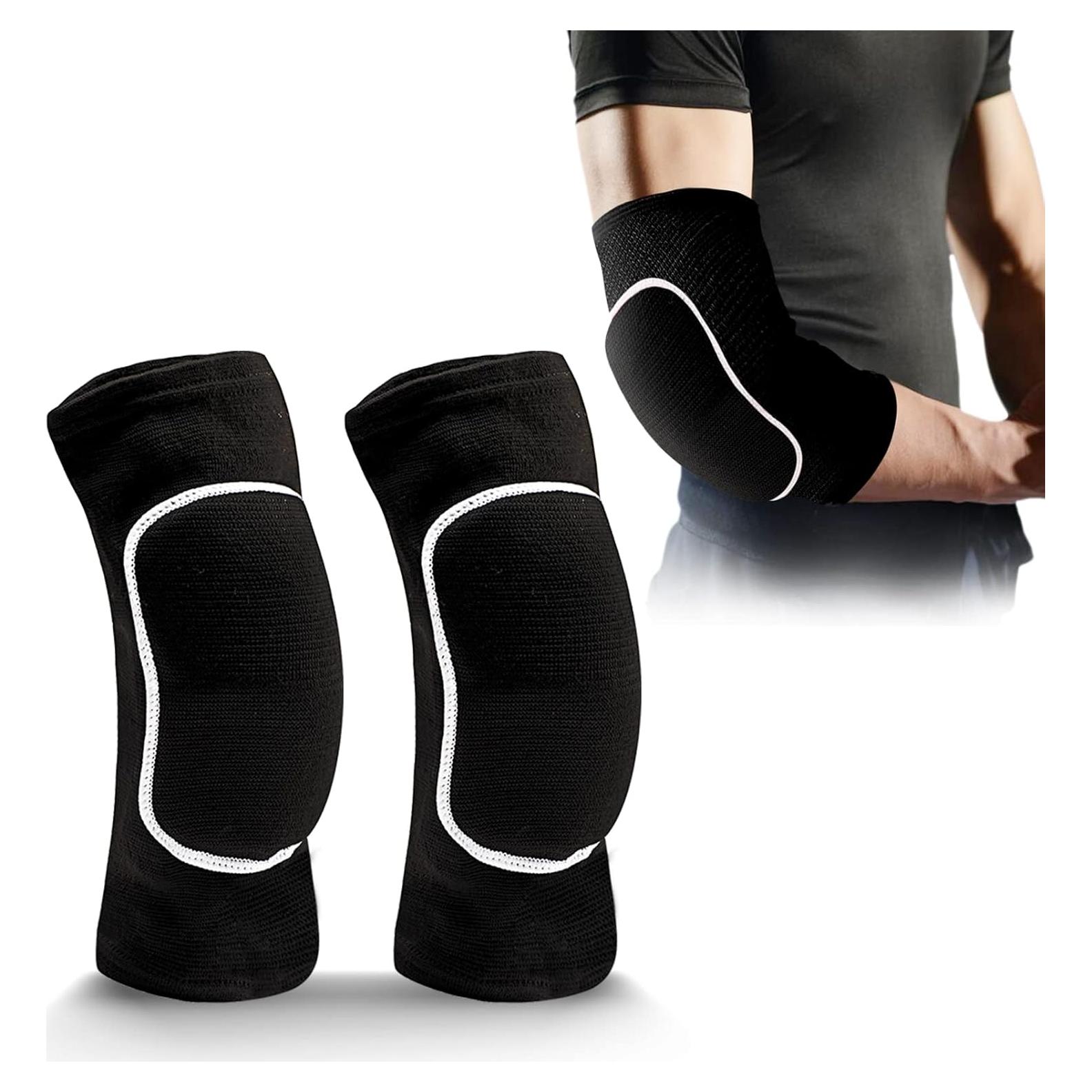 Almohadillas para Codos Onukaly Ajustables Transpirables Negro