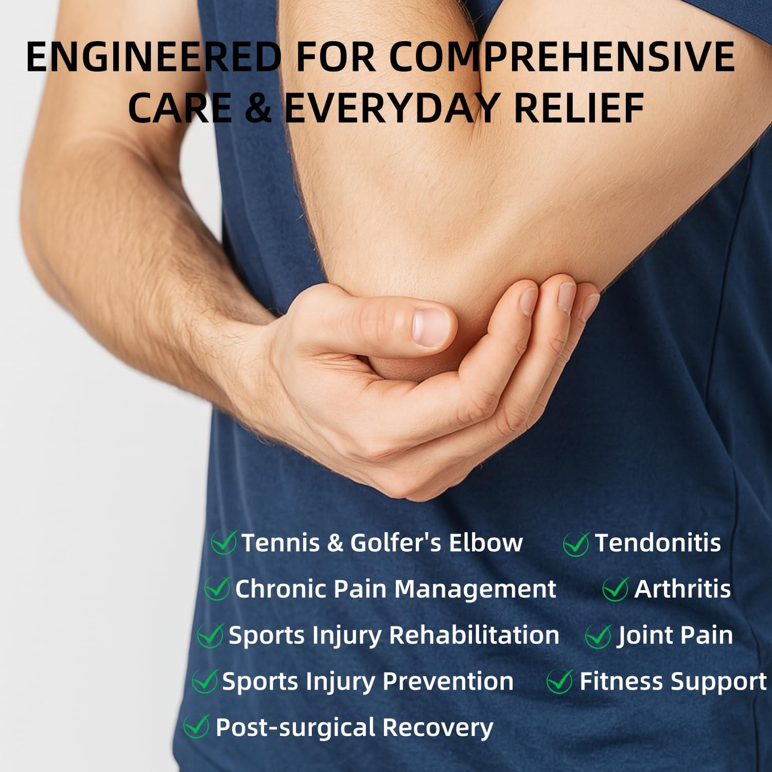 Faja de Codo Fit Geno Ajustable para Tenis y Golf - Alivio Tendinitis