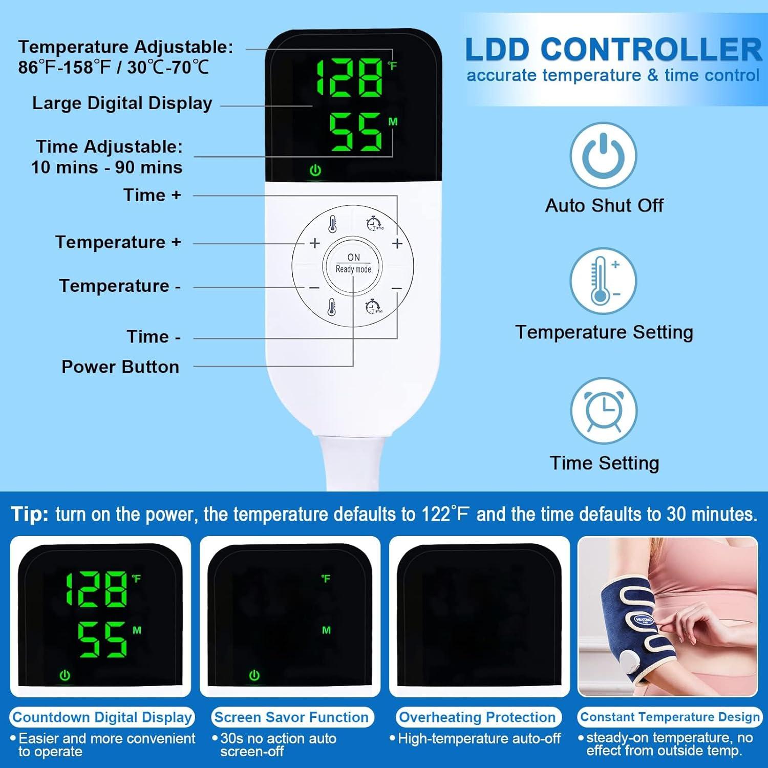 Almohadilla Térmica Eléctrica JOBYNA para Codo 30-70°C