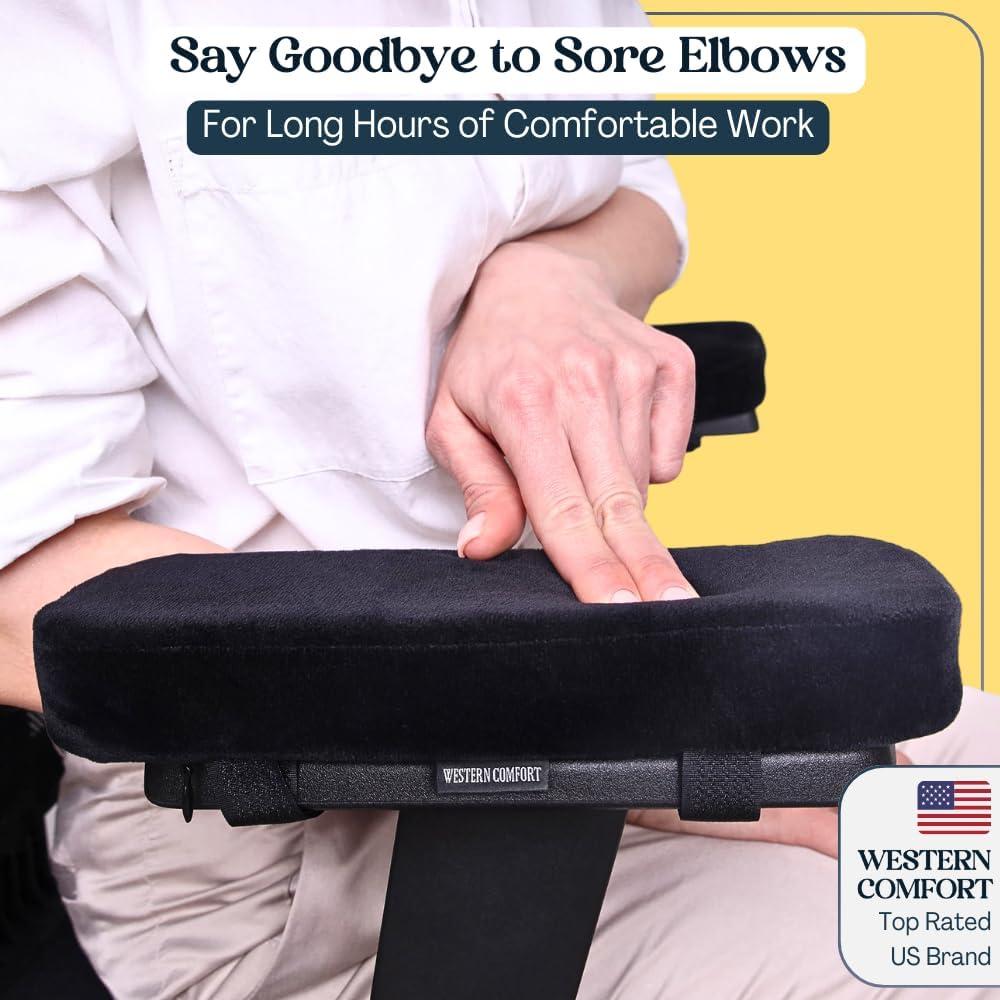 Almohadillas para brazos de silla WESTERN COMFORT - Espuma viscoelástica 2 unidades