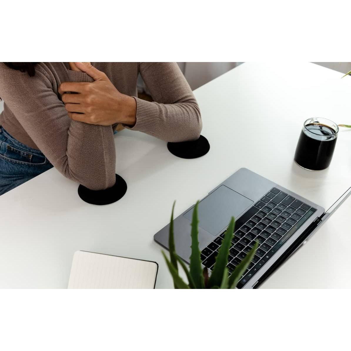 Reposamuñecas Ergonómico Jelbows Pequeño Negro - 2 Piezas