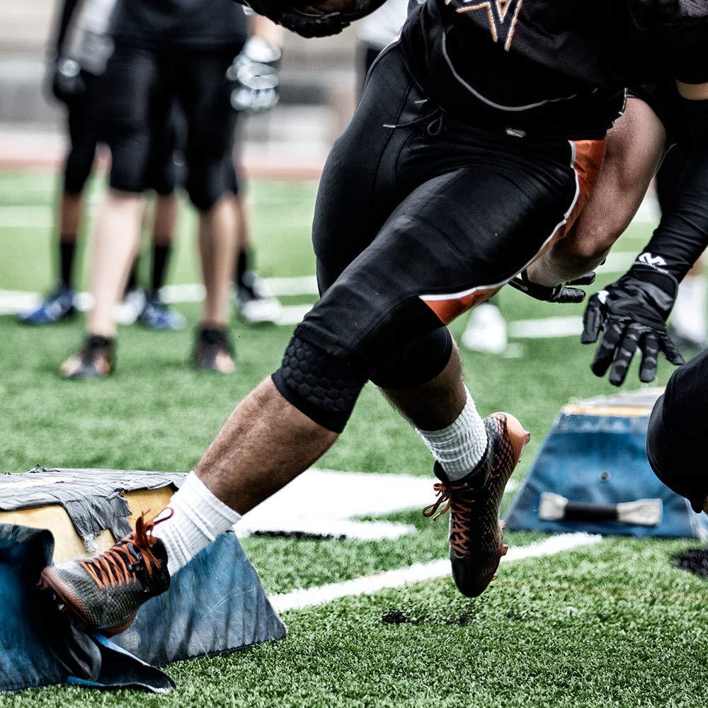 Mangas de rodilla McDavid HEX para hombres y mujeres - Negro