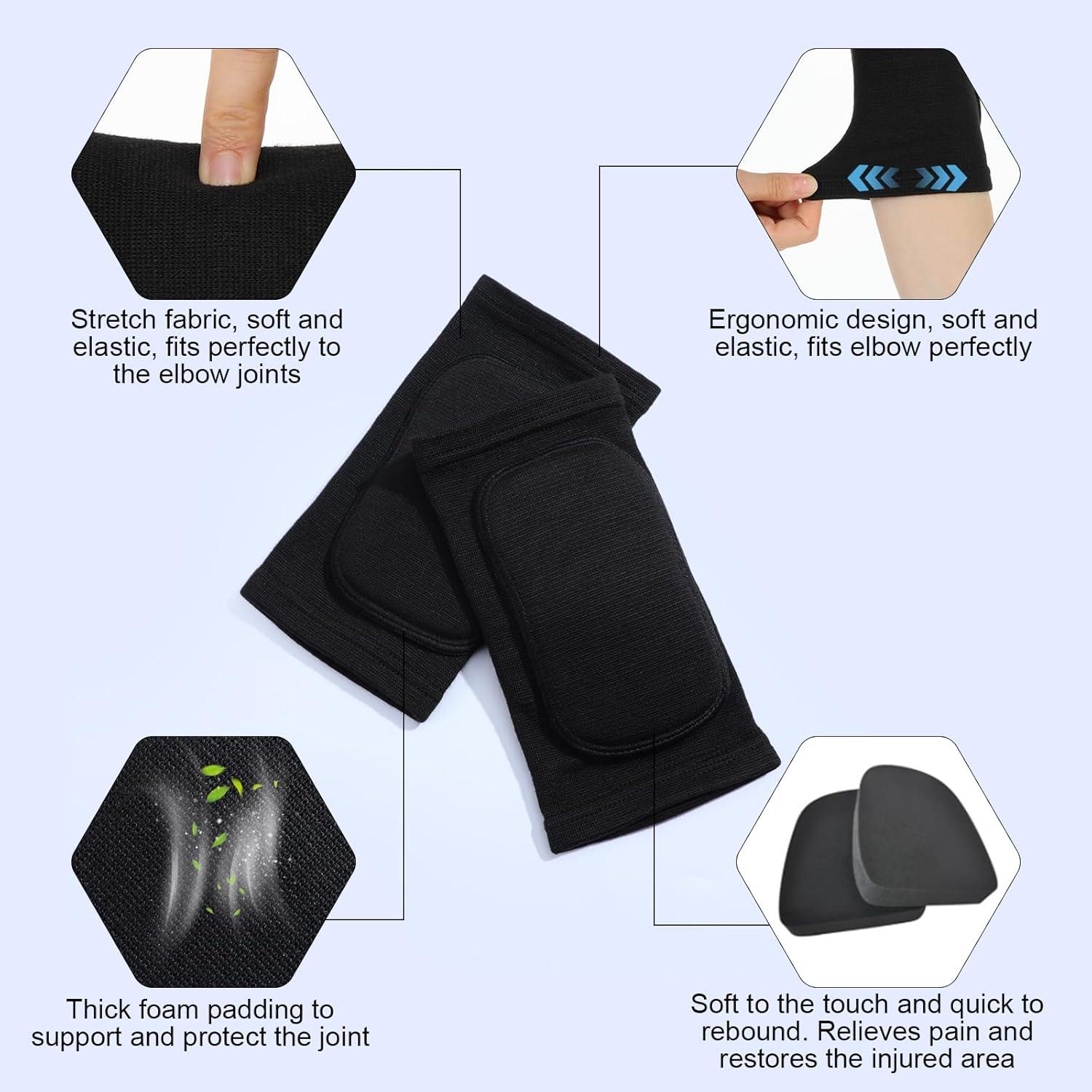 Protectores de Codo Sorcristy para Niños - Compresión Transpirable