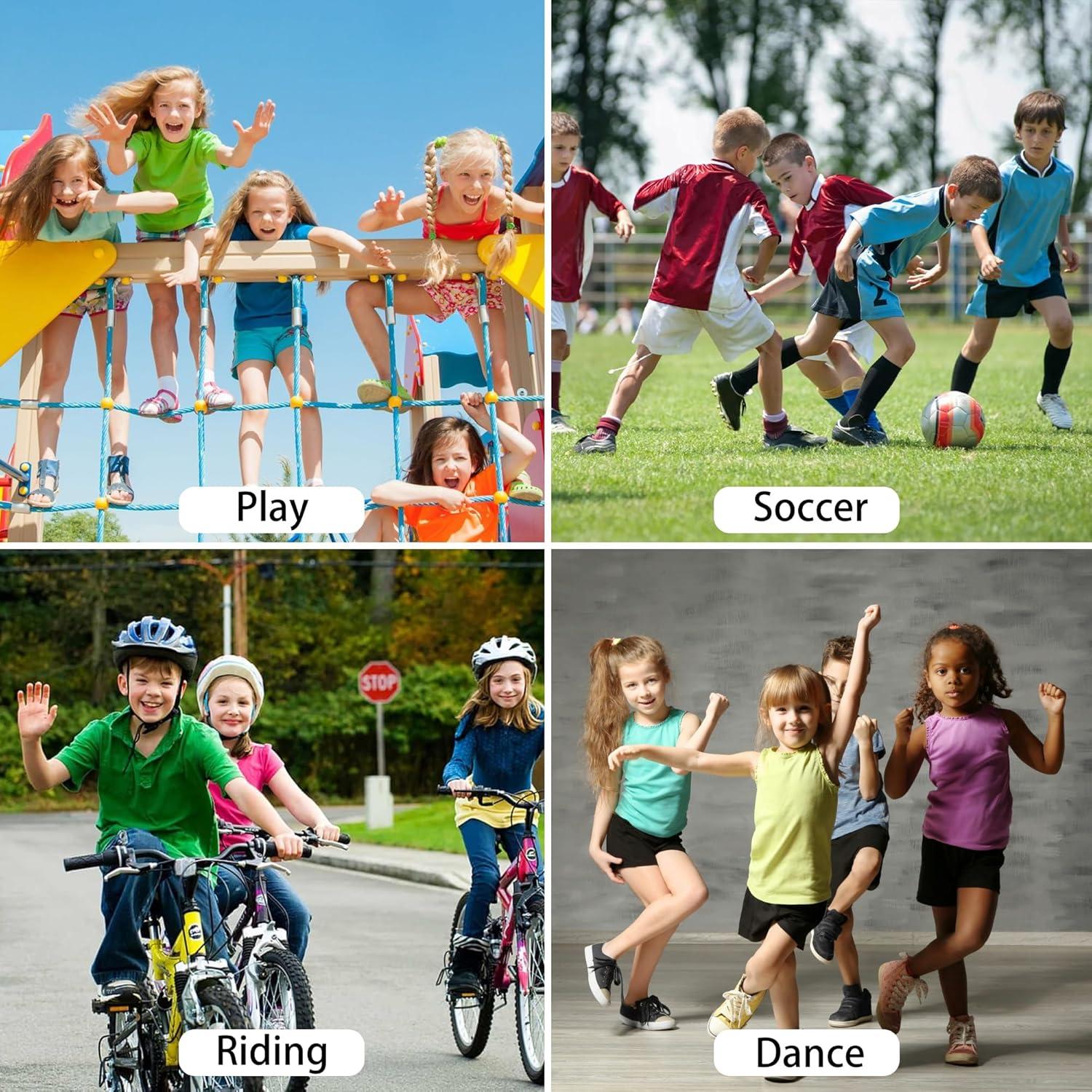 Conjunto de almohadillas para codos y rodillas YEEKORO SBR Negro-Rosa