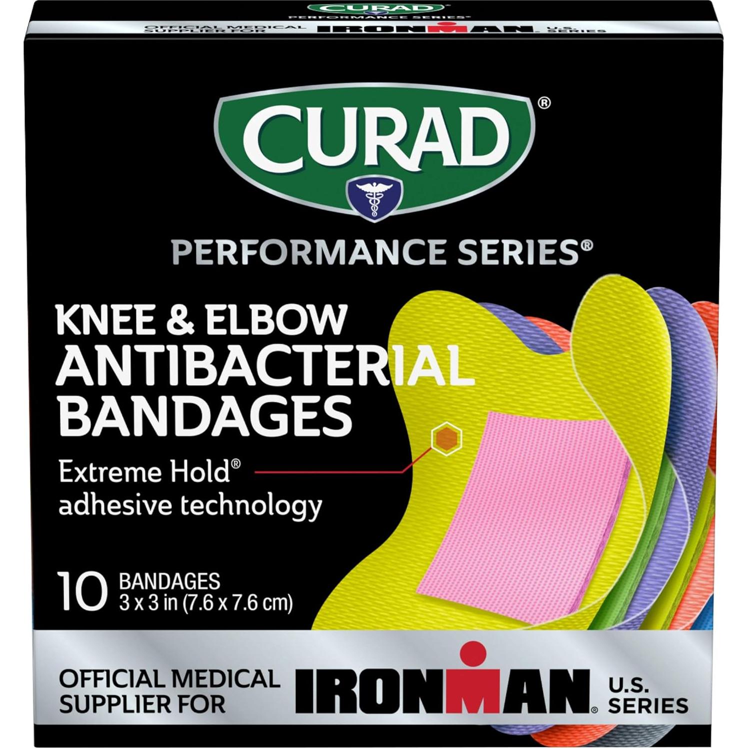 CURAD Curitas Antibacterianas IRONMAN 10 Unidades 7.62 cm
