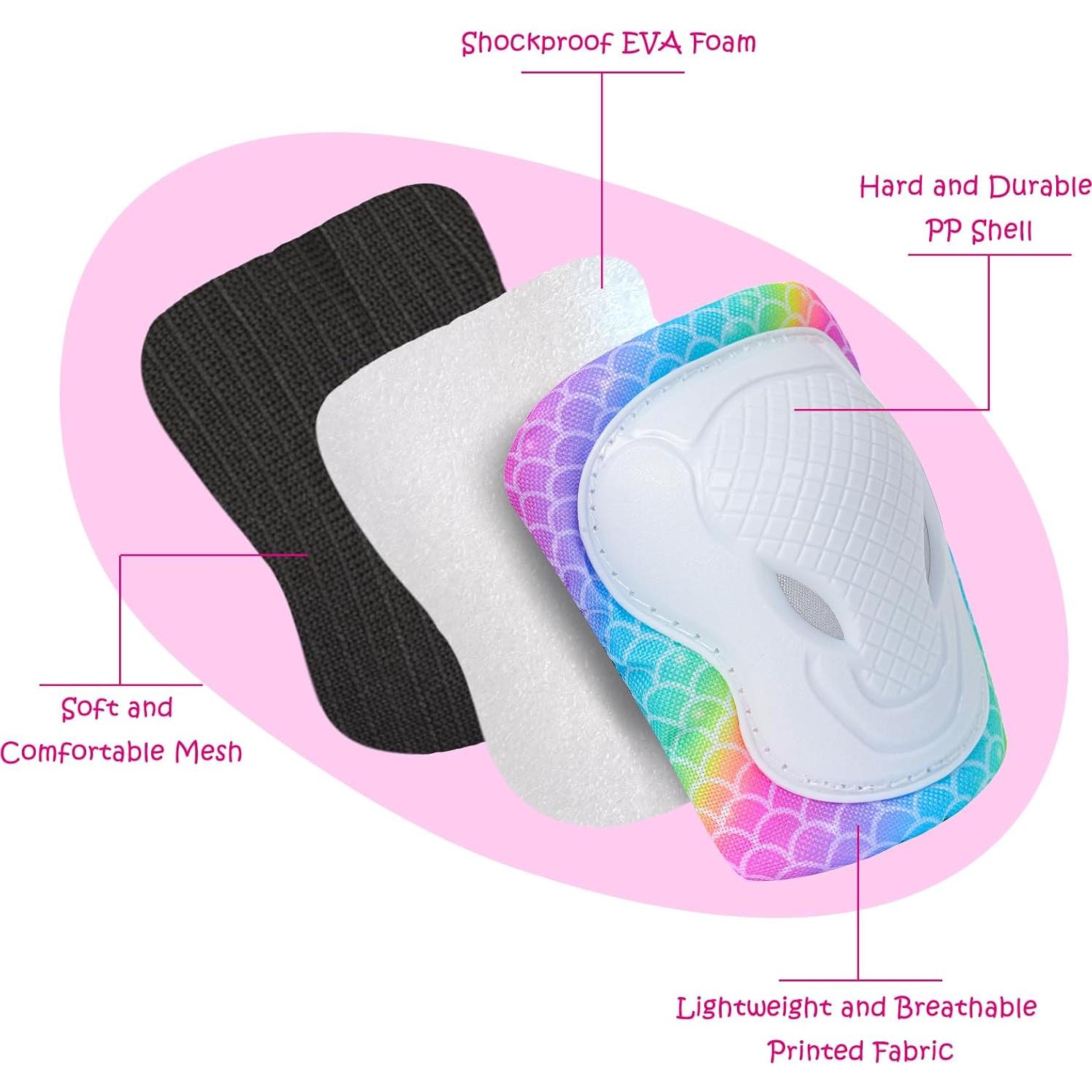 Set Protector 7 en 1 PAMAID para Niños - Rodilleras, Coderas y Muñequera