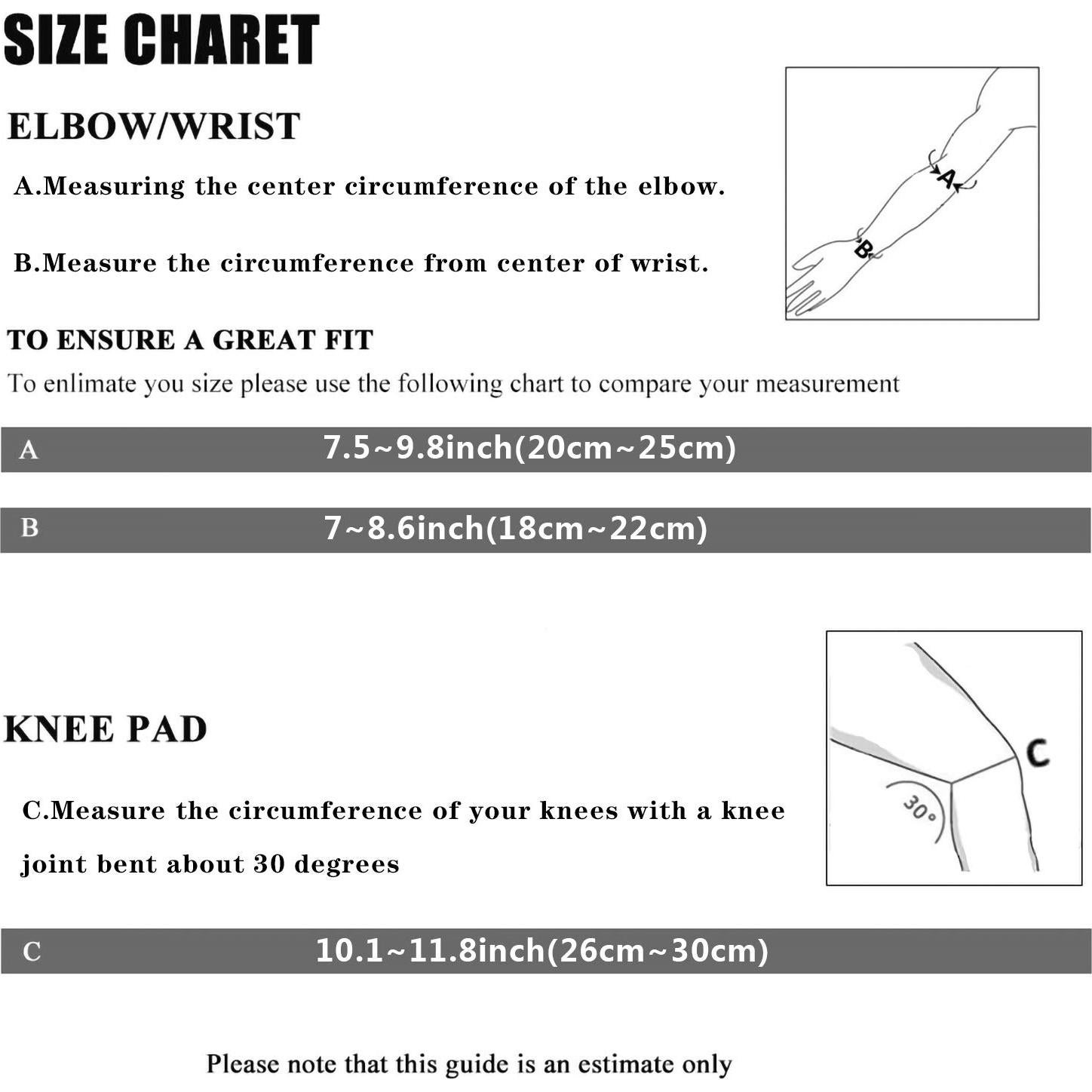 Set de Rodilleras y Codilleras CKE para Niños 3 en 1 Rojo
