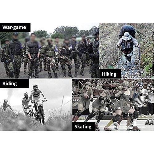 Conjunto de Almohadillas Tácticas Bargain Crusader 4 Piezas