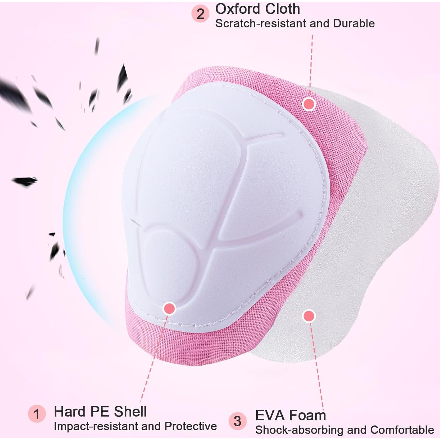 Conjunto de Protección FIODAY para Niños 3-8 Años Rosa