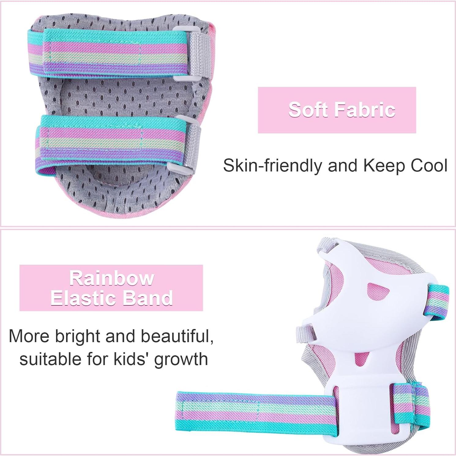 Conjunto de Protección FIODAY para Niños 3-8 Años Rosa