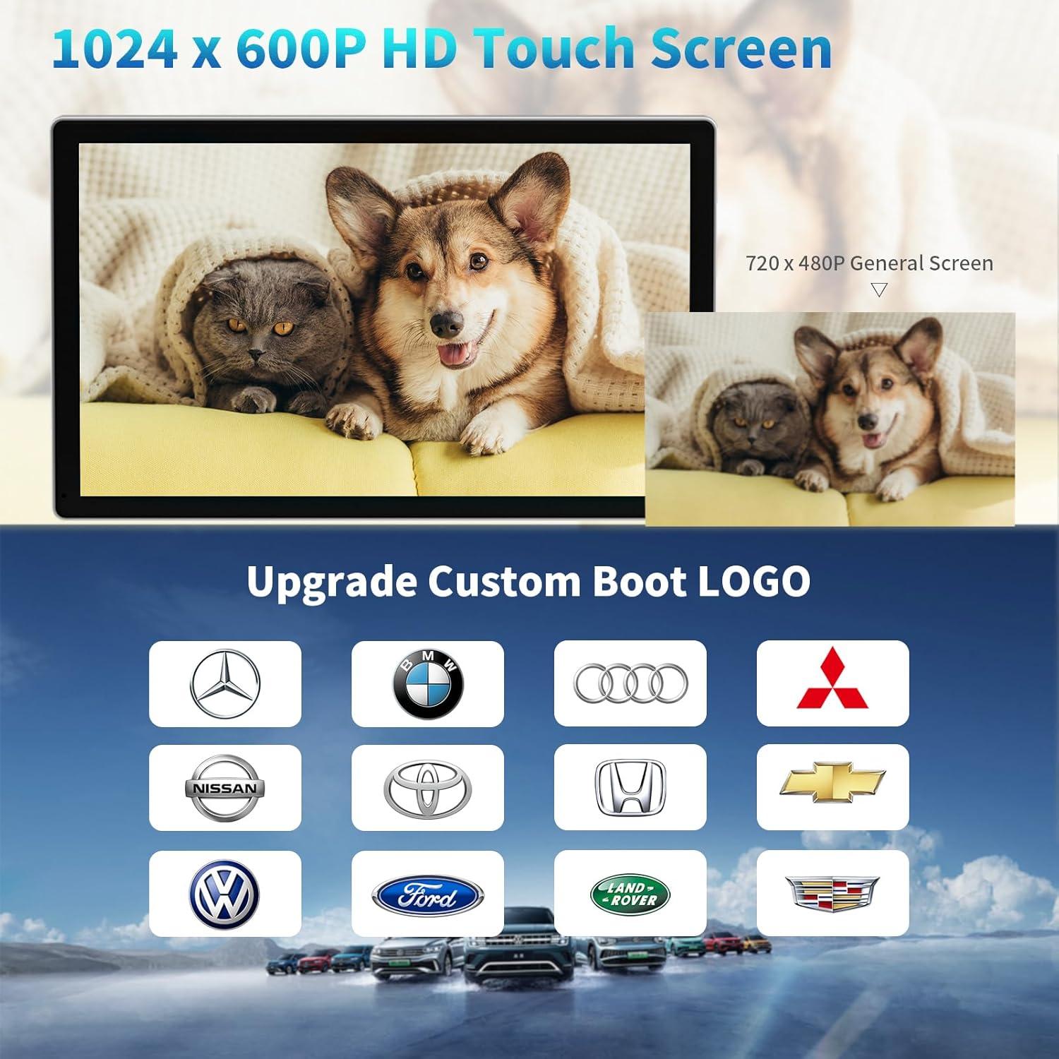 Pantalla portátil Madoec Carplay 9" inalámbrica GPS 4K