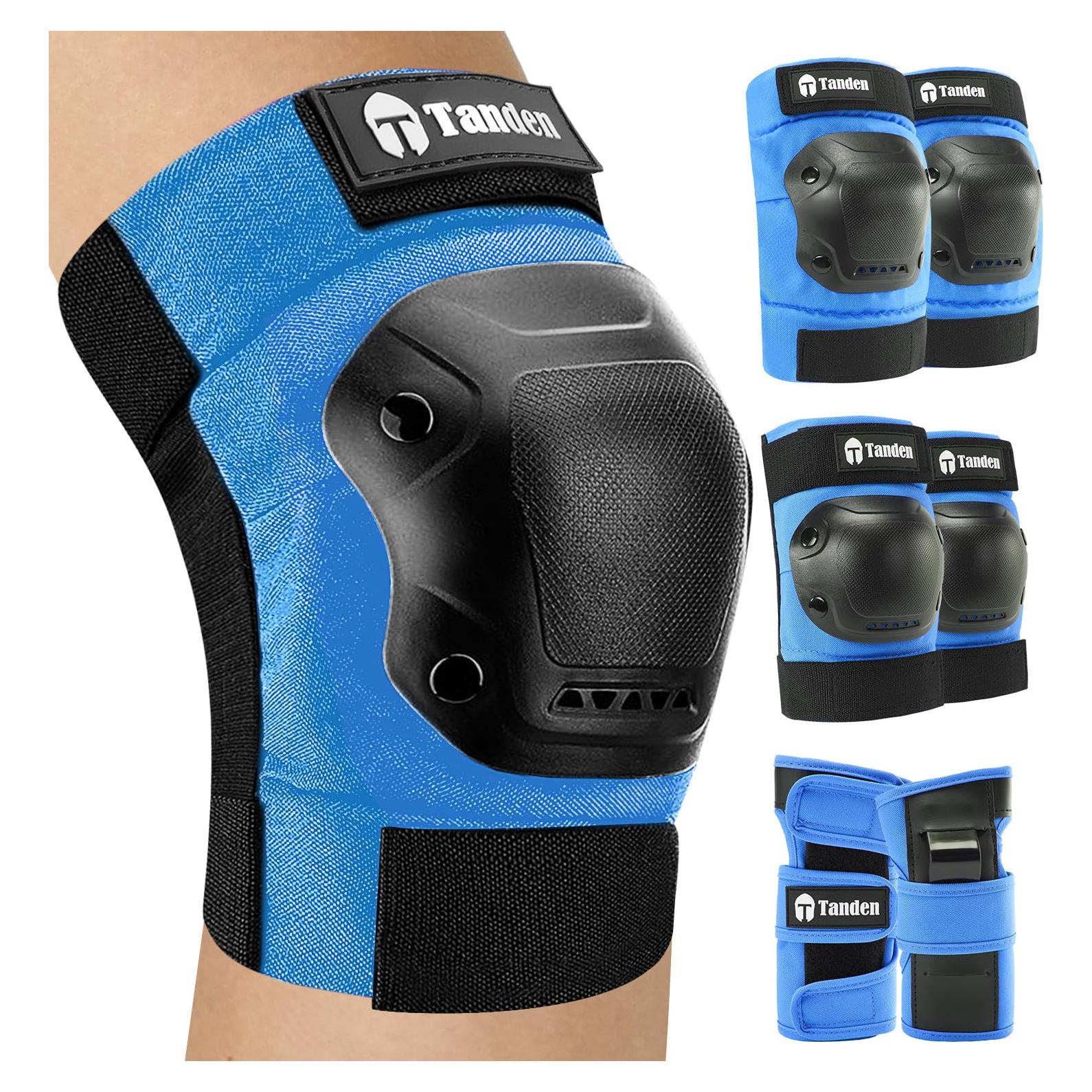 Conjunto de Protección para Niños Tanden - Rodilleras y Muñequera Azul