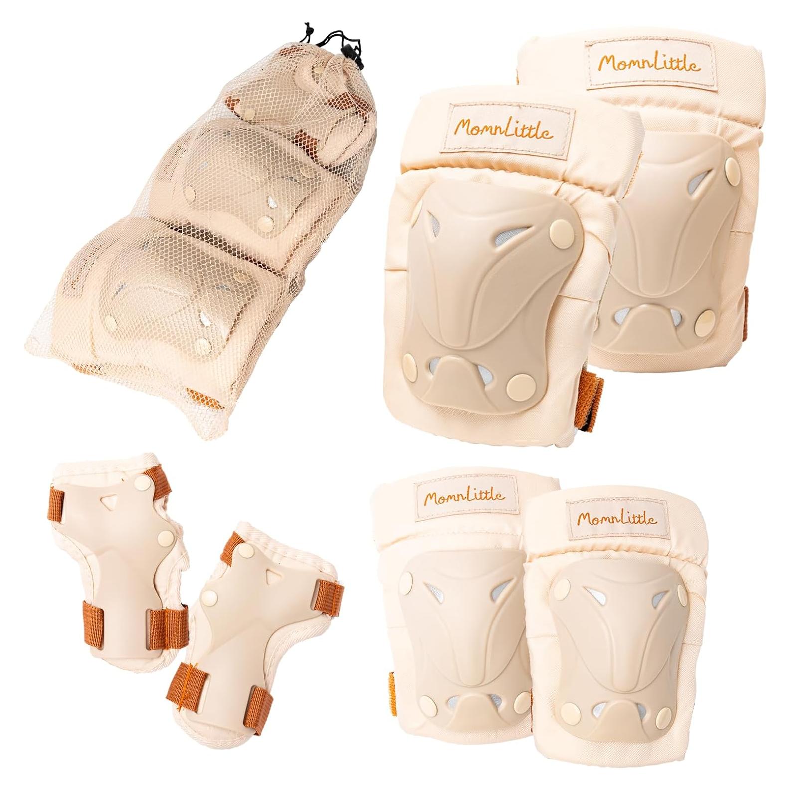 Conjunto de Protección para Niños MomnLittle - 2 Rodilleras, 2 Coderas, 2 Muñequera