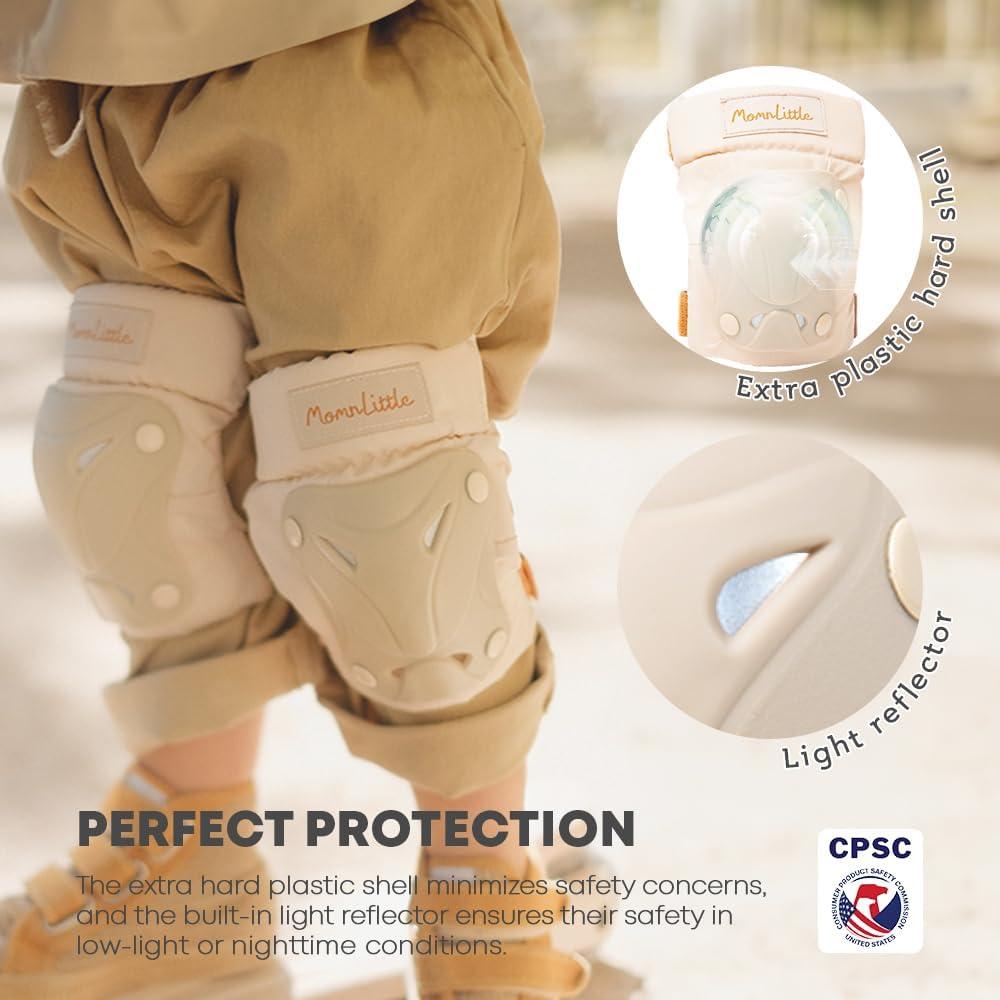 Conjunto de Protección para Niños MomnLittle - 2 Rodilleras, 2 Coderas, 2 Muñequera