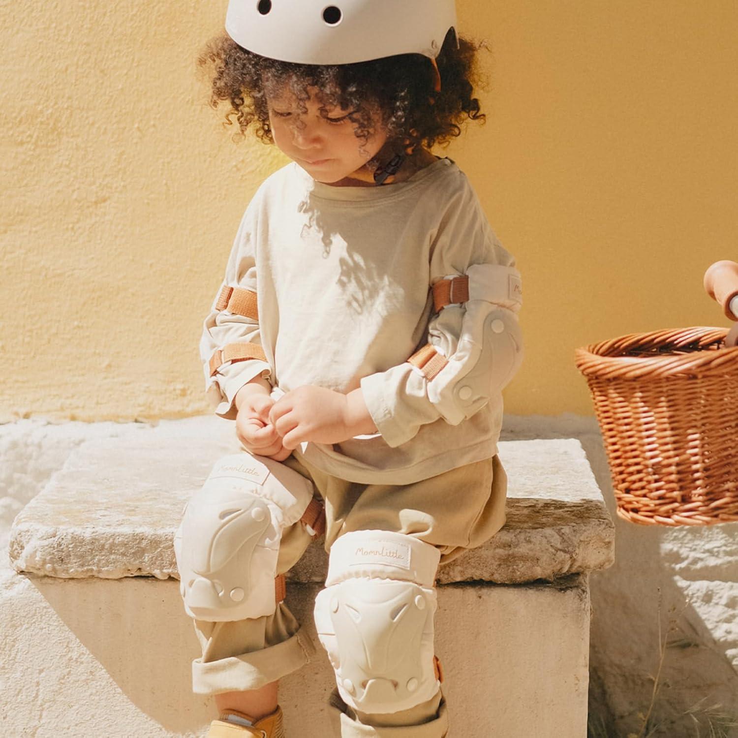 Conjunto de Protección para Niños MomnLittle - 2 Rodilleras, 2 Coderas, 2 Muñequera