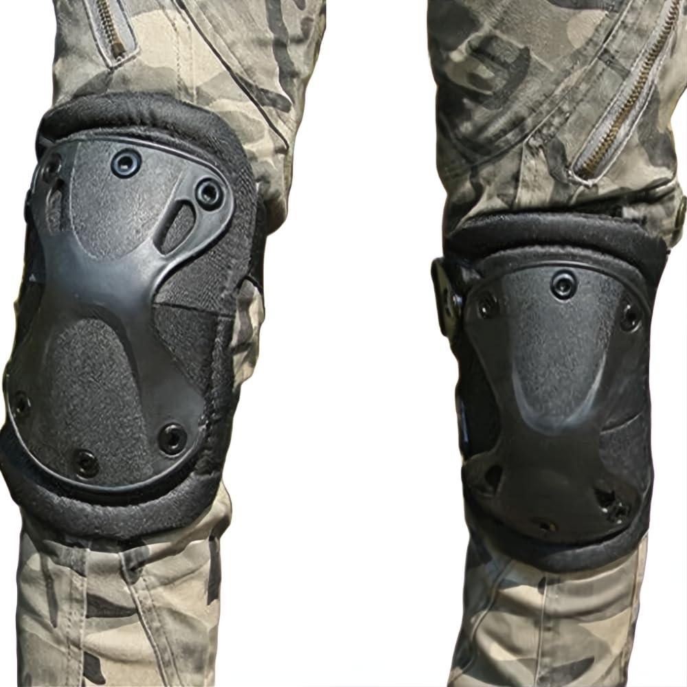 Paquete de 4 Almohadillas Tácticas para Rodillas y Codos KUJOBUY