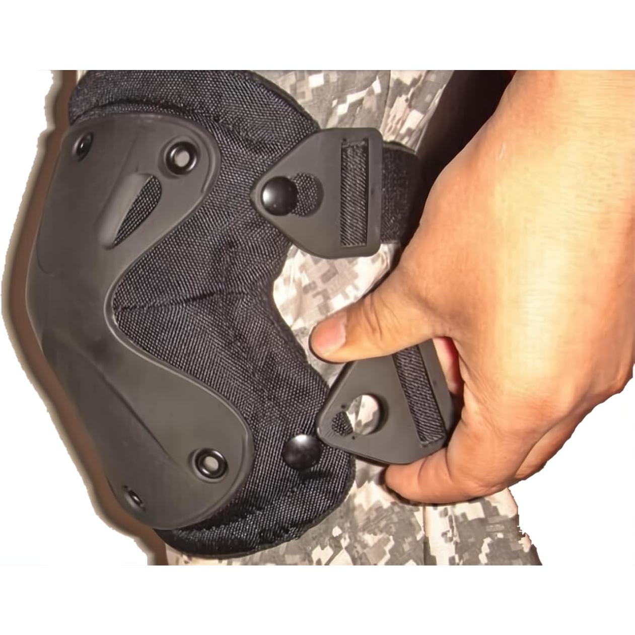 Paquete de 4 Almohadillas Tácticas para Rodillas y Codos KUJOBUY