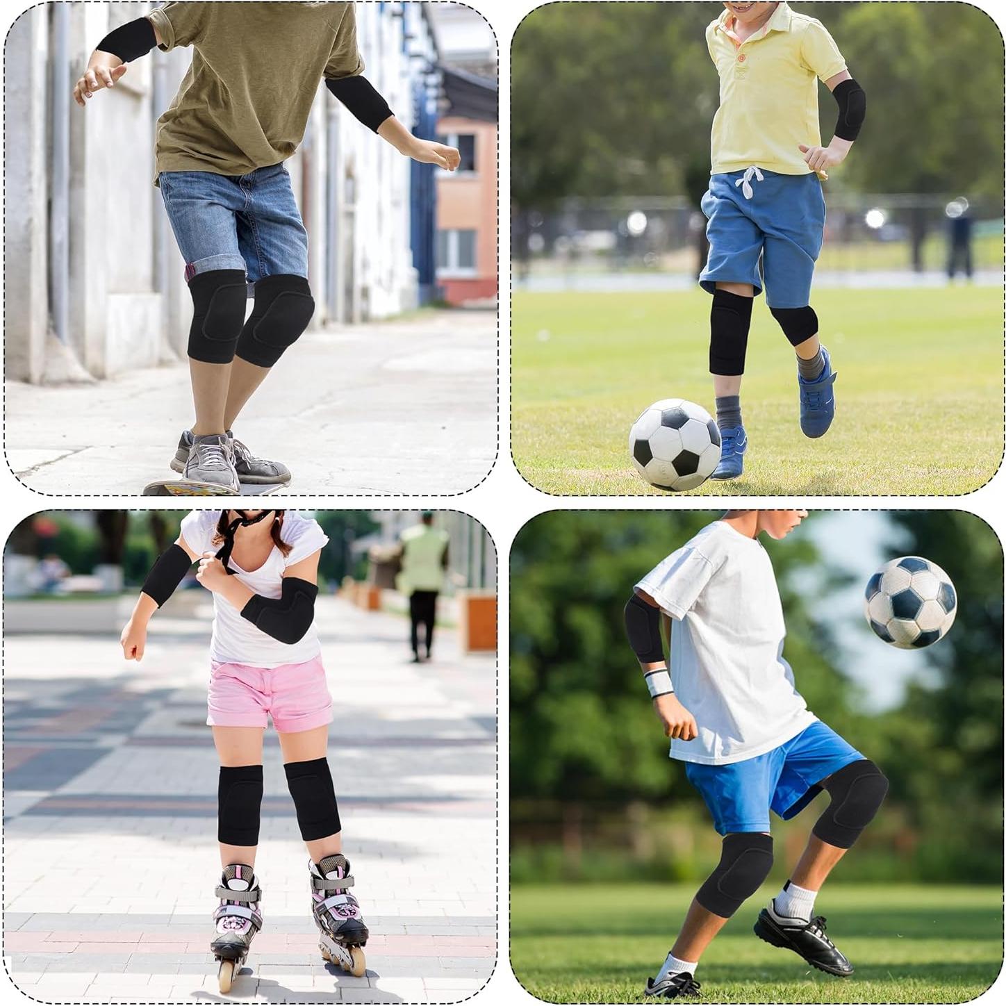 Rodilleras y Mangas de Brazo Voleibol obmwang Niños 4-8 Años