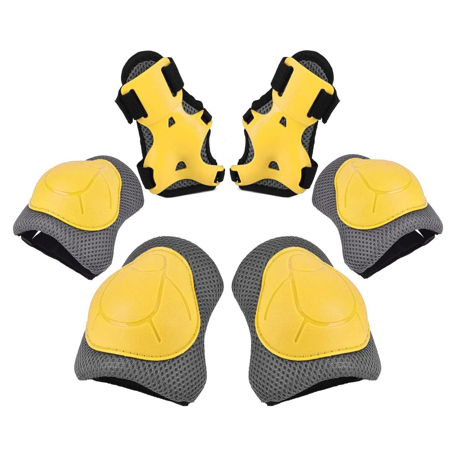 Conjunto de Protección 6 en 1 para Niños SOHOUR - Rodilleras, Coderas y Muñequera