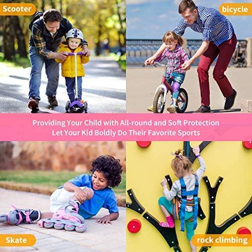 Conjunto de Protección 6 en 1 para Niños SOHOUR - Rodilleras, Coderas y Muñequera