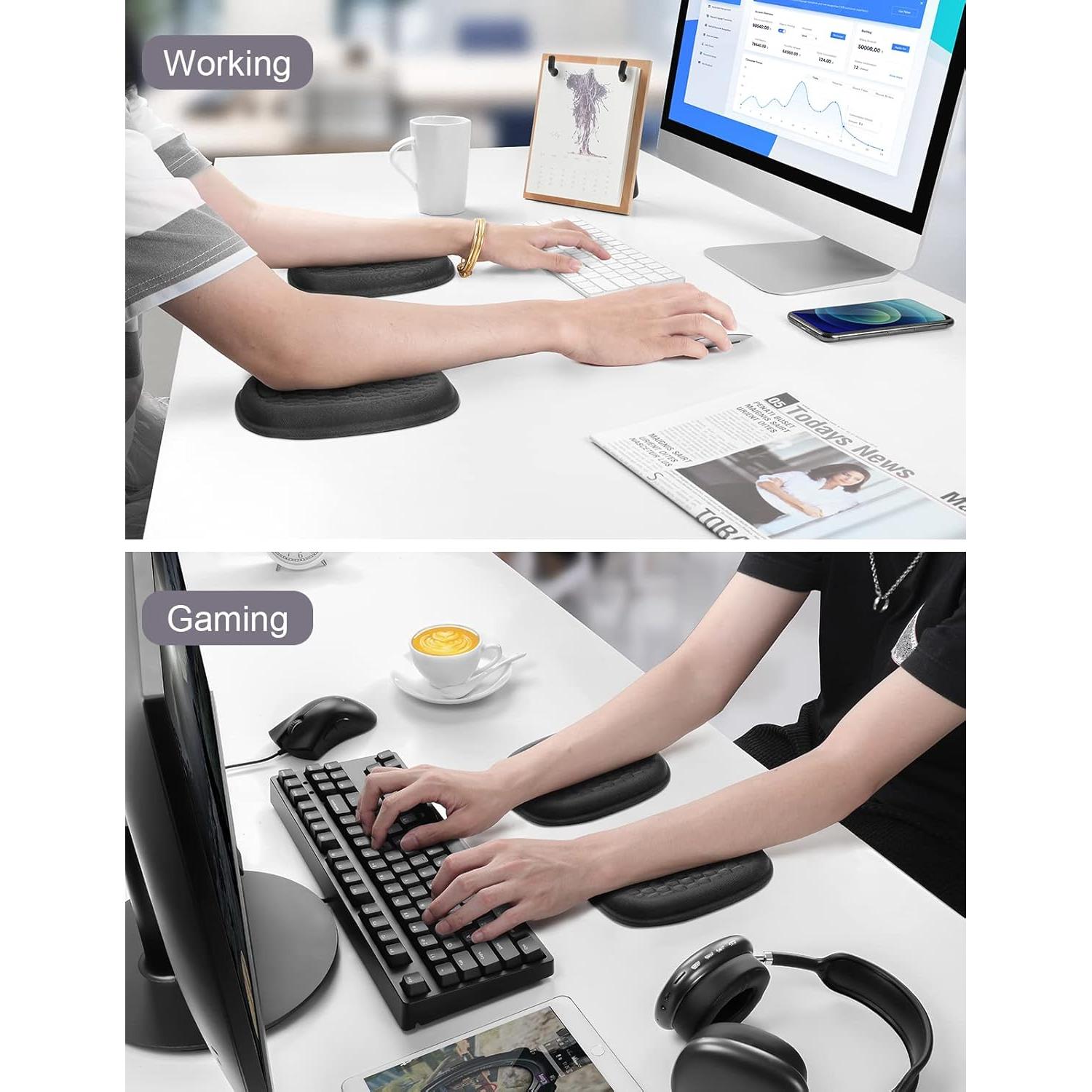 Almohadillas de Codo Vaydeer 2 Pcs Espuma Viscoelástica 18.3x13.6cm