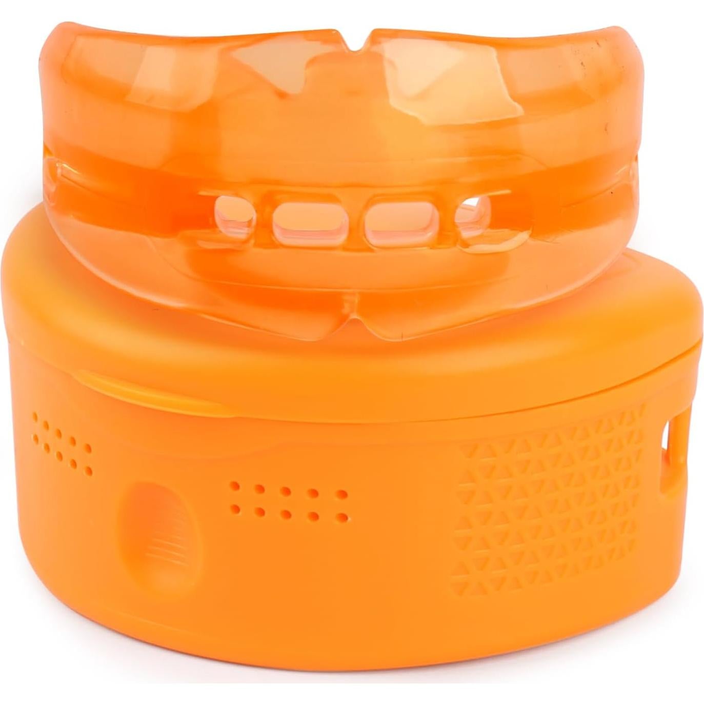 Protector Bucal Deportivo YIJU 2 Pcs Sin Hervir Naranja