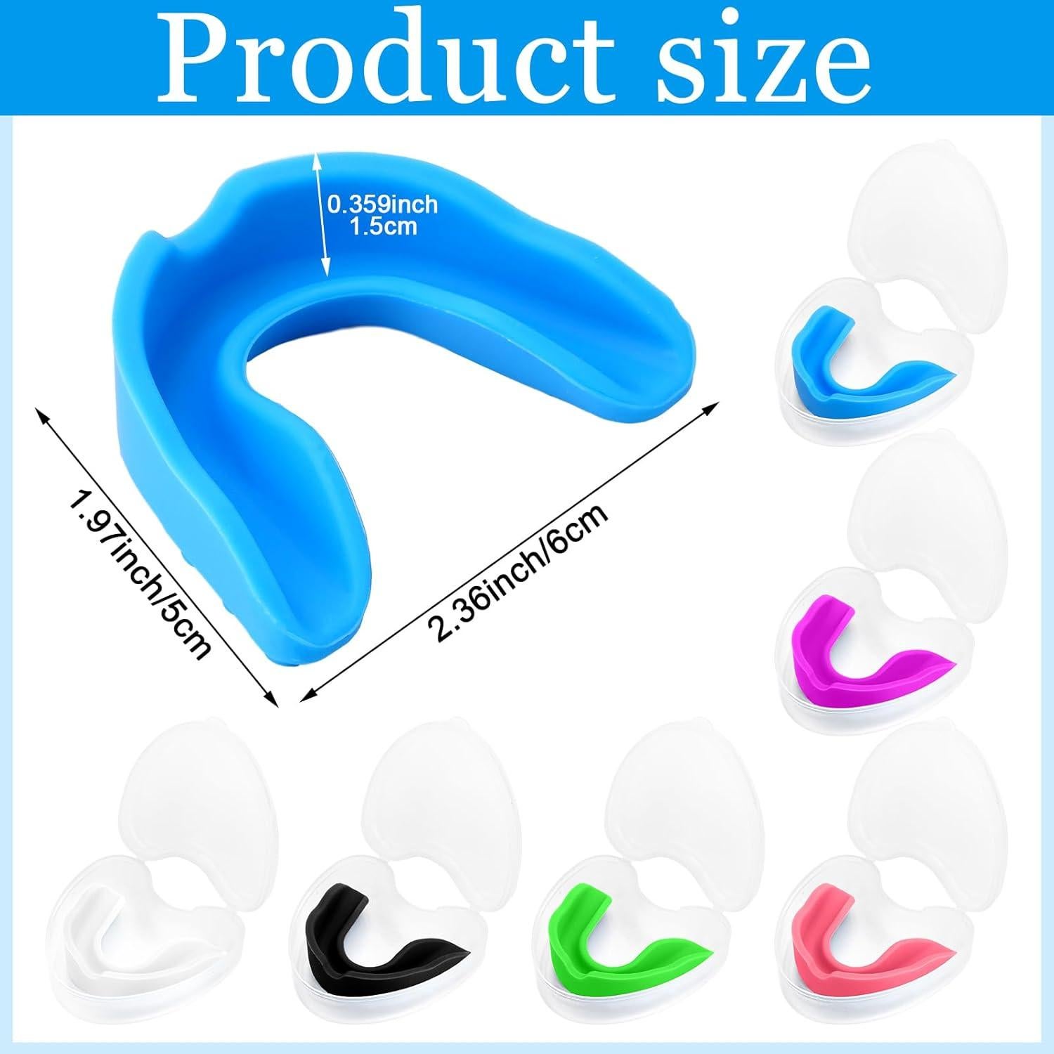 Paquete de 6 Protectores Bucales ProSuites para Deportes