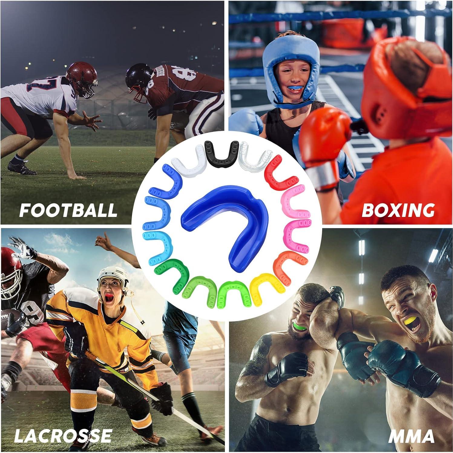 BBTO 40 Protectores Bucales para Niños Multicolor para Deportes