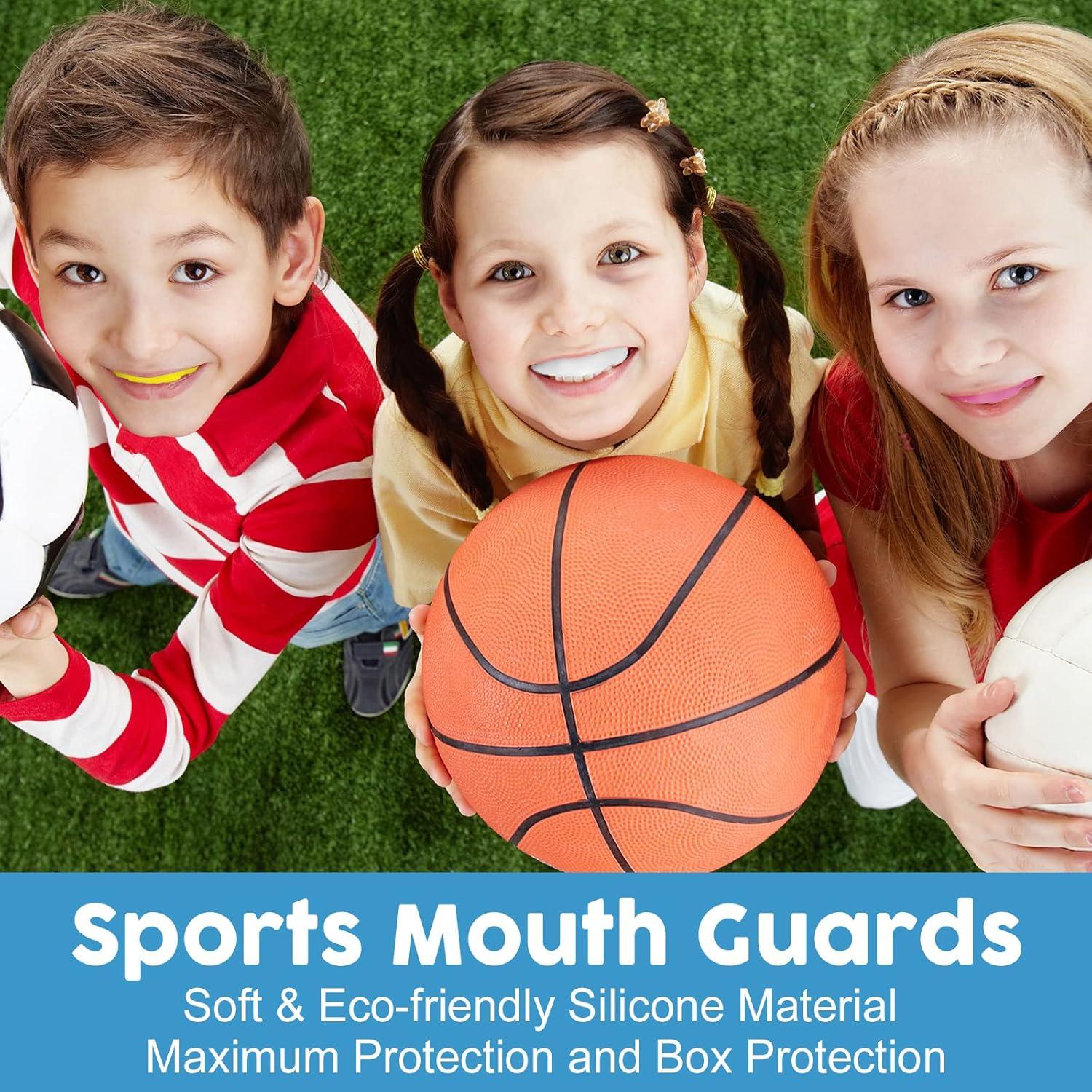 BBTO 40 Protectores Bucales para Niños Multicolor para Deportes