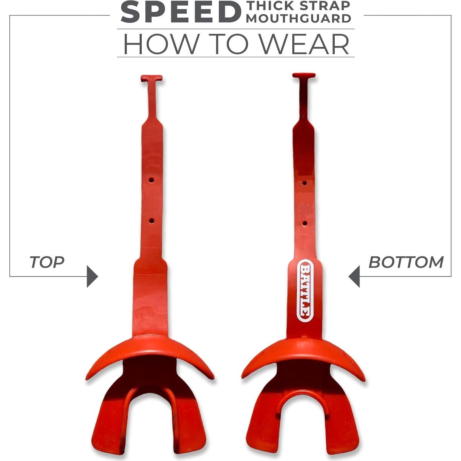 Protector Bucal de Fútbol Speed Battle Sports - Negro