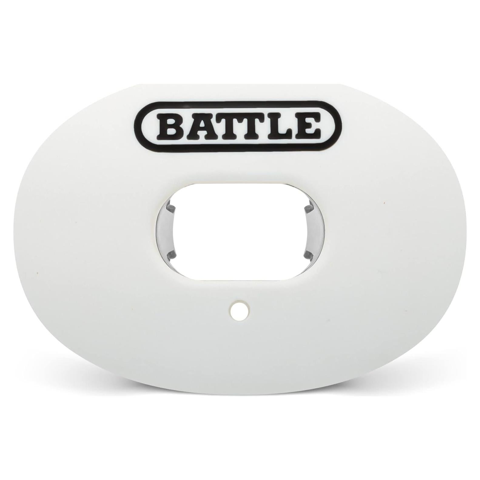 Protector Bucal Battle Blanco para Fútbol - Alta Respirabilidad