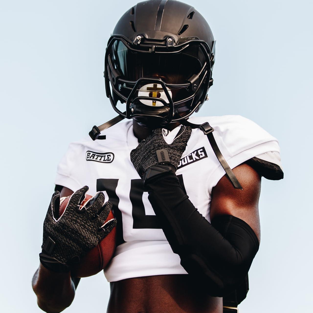 Protector Bucal de Fútbol Battle Cross Oxygen - Oro/Negro