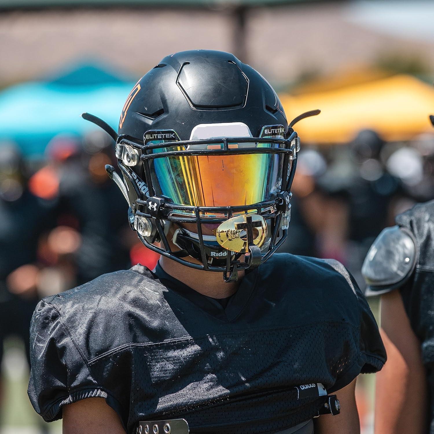 Protector Bucal de Fútbol Battle Cross Oxygen - Oro/Negro