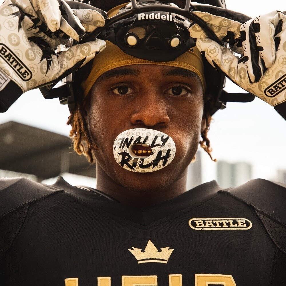 Protector Bucal de Fútbol Battle Oxygen - Transpirable y Seguro