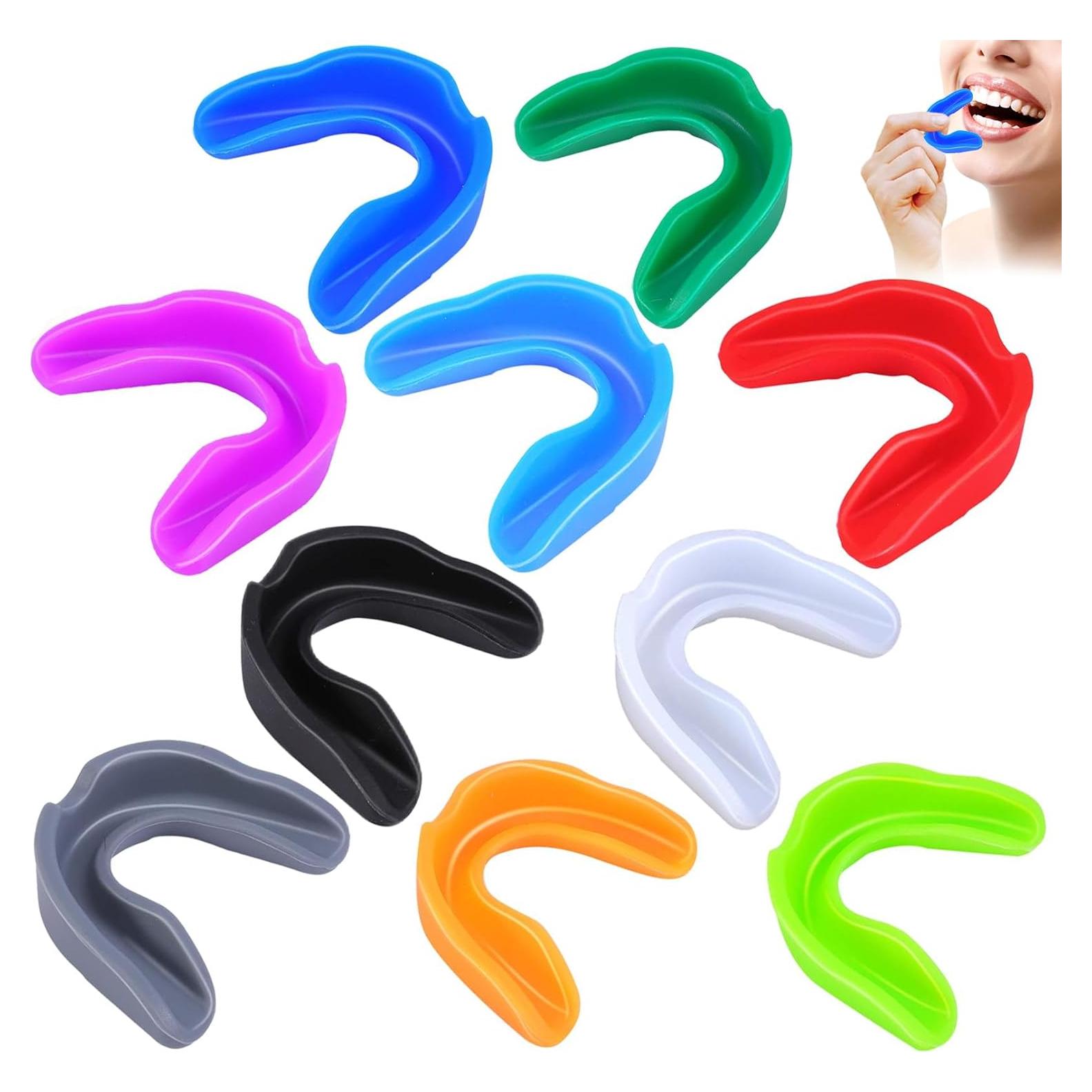 10 Protectores Bucales Deportivos CACASO Multicolor para Niños