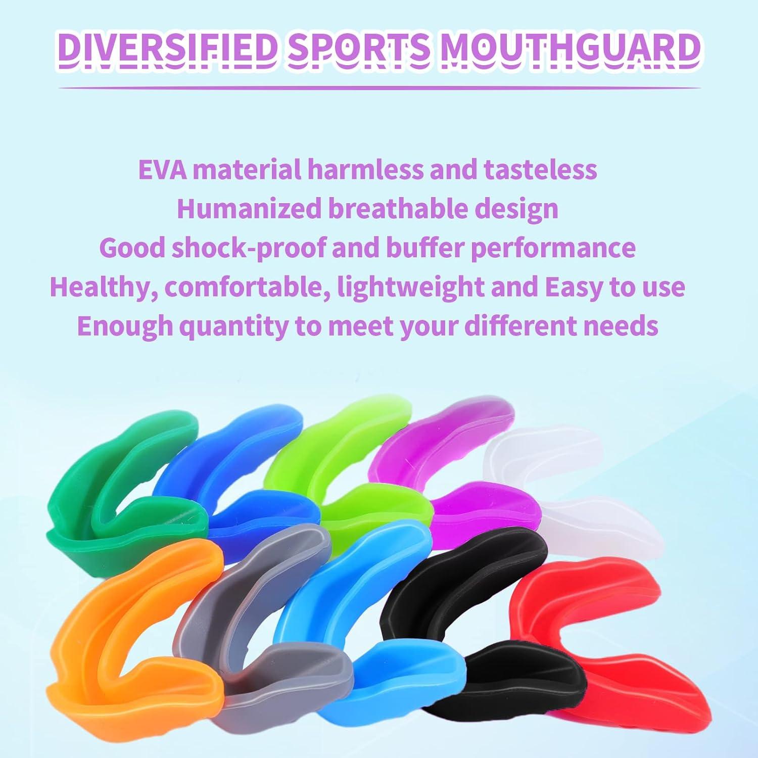 10 Protectores Bucales Deportivos CACASO Multicolor para Niños
