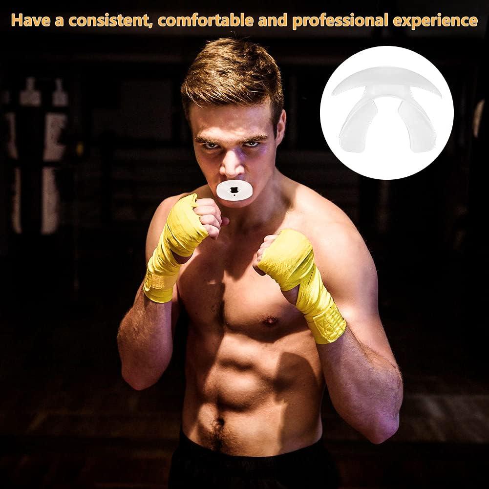 Protector Bucal Deportivo TPR Grado Alimenticio Blanco