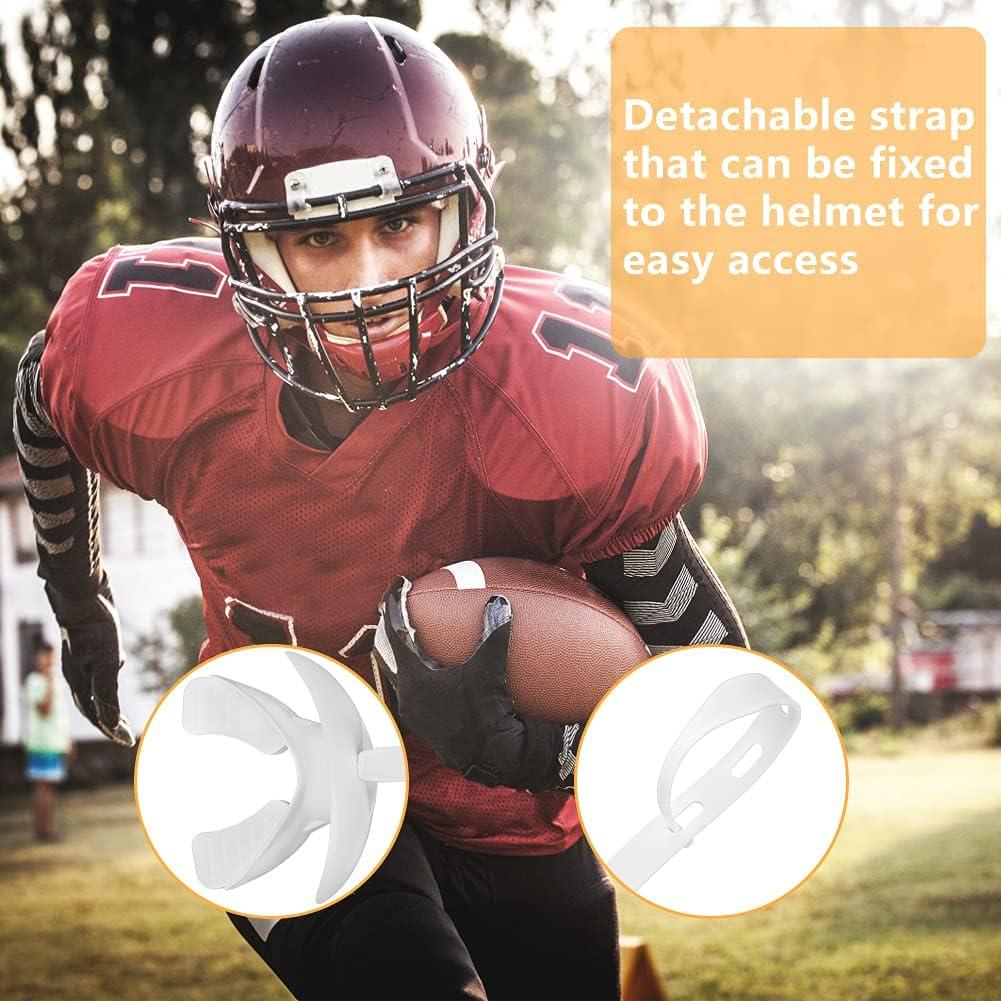 Protector Bucal Deportivo TPR Grado Alimenticio Blanco