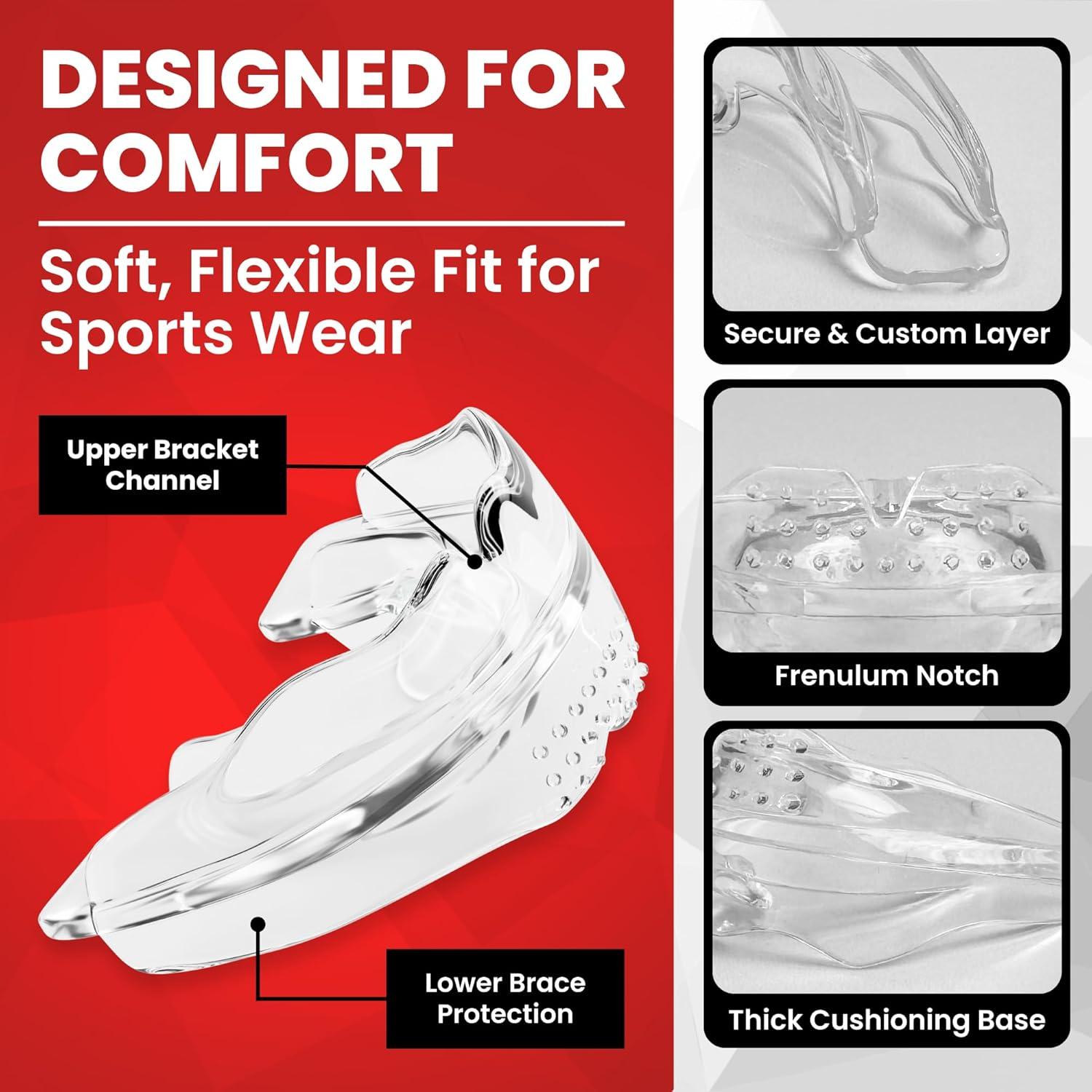 Protector Bucal para Brackets Safe Grin - Silicona Premium