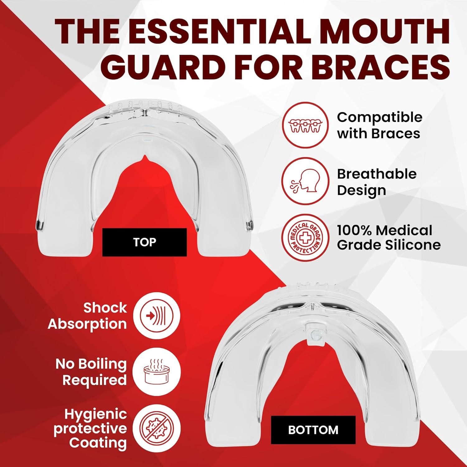 Protector Bucal para Brackets Safe Grin - Silicona Premium