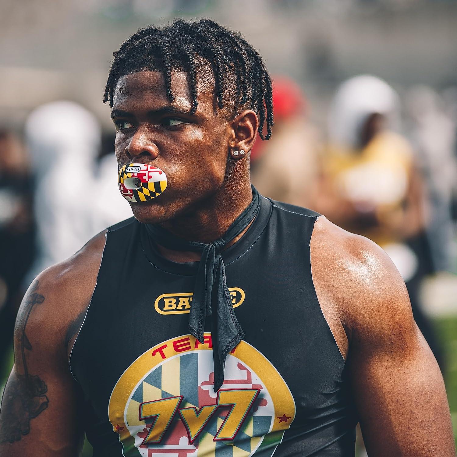 Protector Bucal de Fútbol Battle Sports Oxygen - Transpirable y Sin Hervir