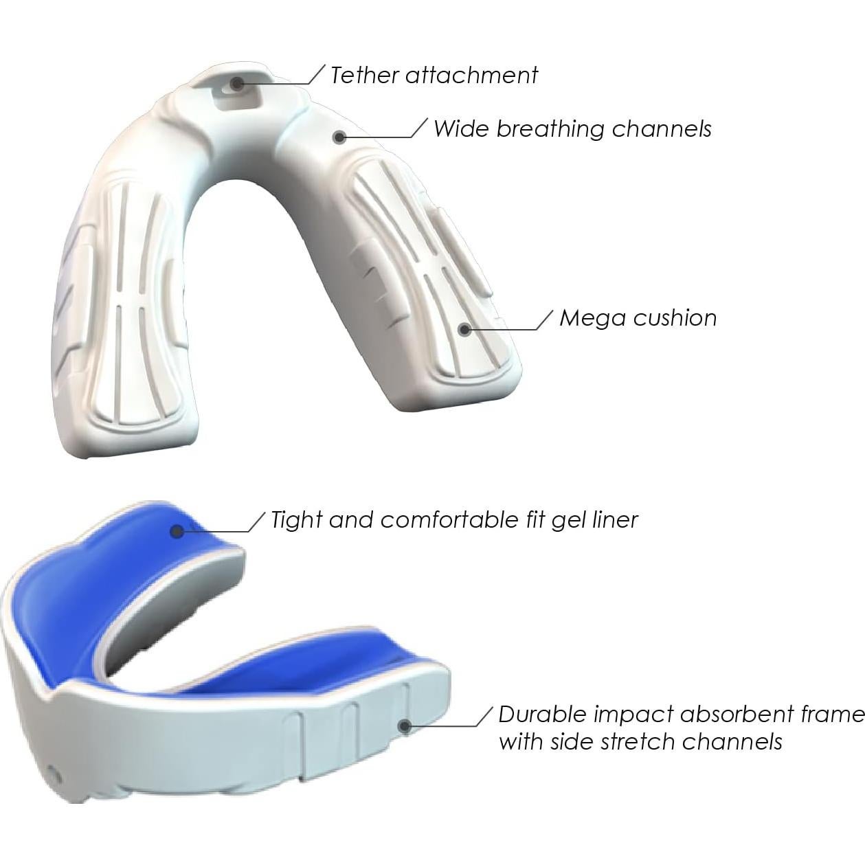 Guardia Bucal Personalizada Coollo Sports Adulto Fútbol Rugby