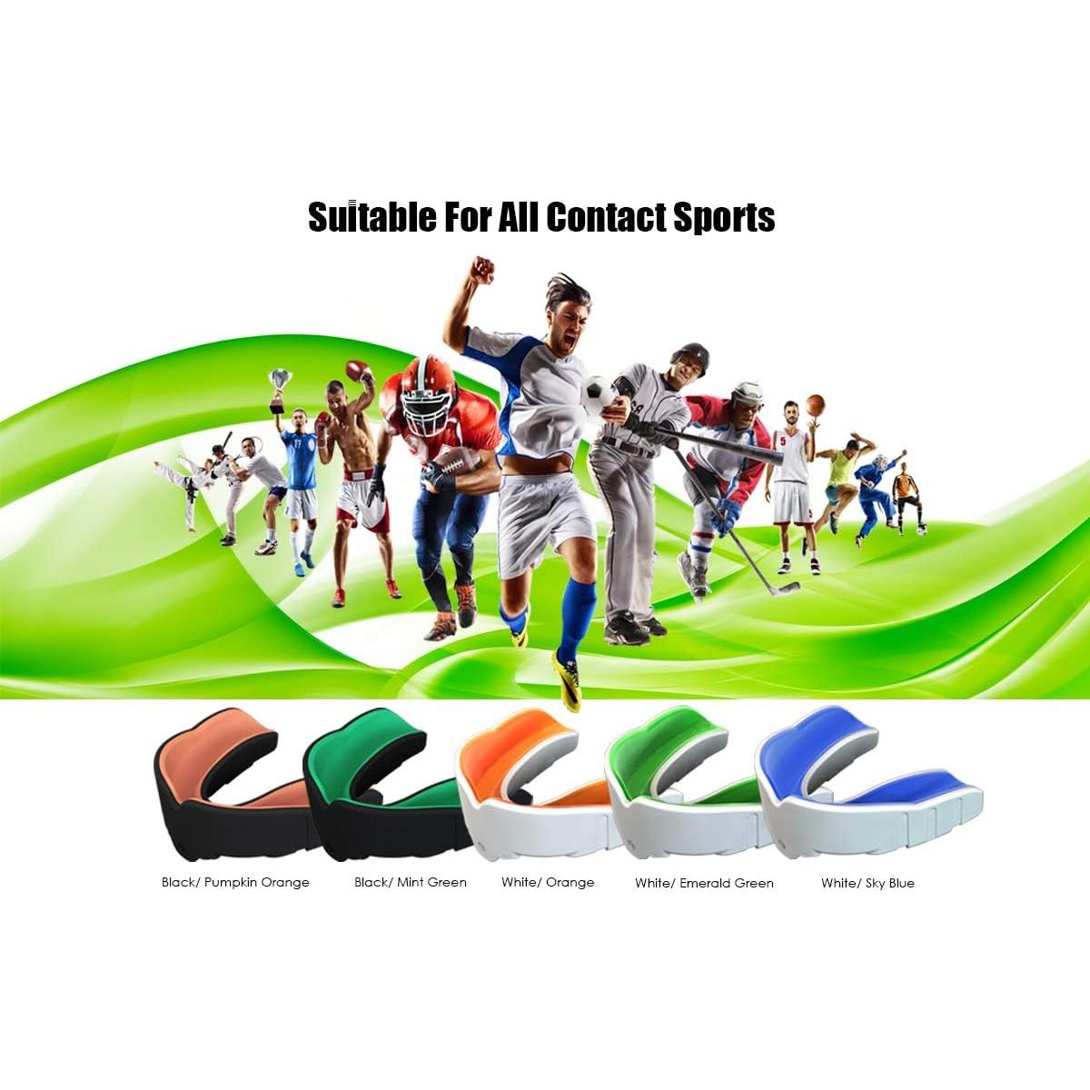 Guardia Bucal Personalizada Coollo Sports Adulto Fútbol Rugby