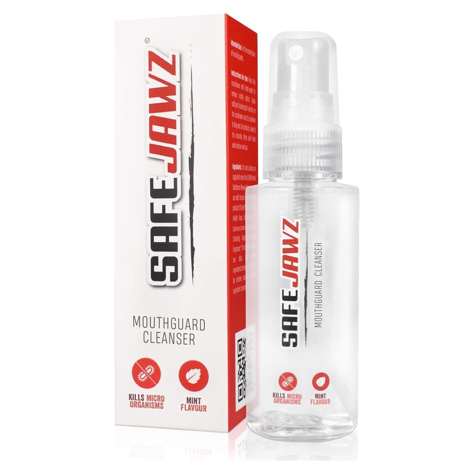 Spray Desinfectante para Protectores Bucales SAFEJAWZ 50ml